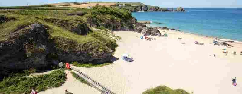 Mother Ivey's Bay in Cornwall