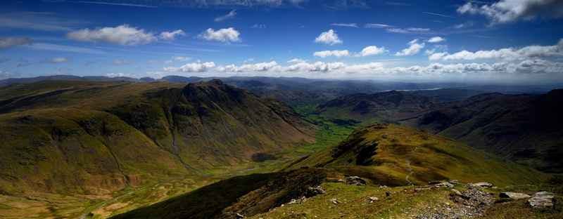 Great Langdale Valley in Cumbria