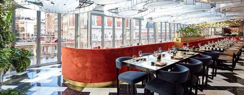 Sushi Samba for pre-theatre dinner in Covent Garden
