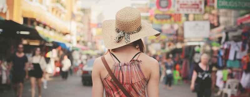 Bangkok shopping street