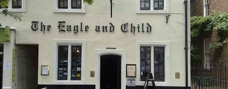 The Eagle and Child pub in Oxford