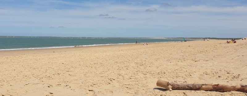 Spanish Point nudist beach in France