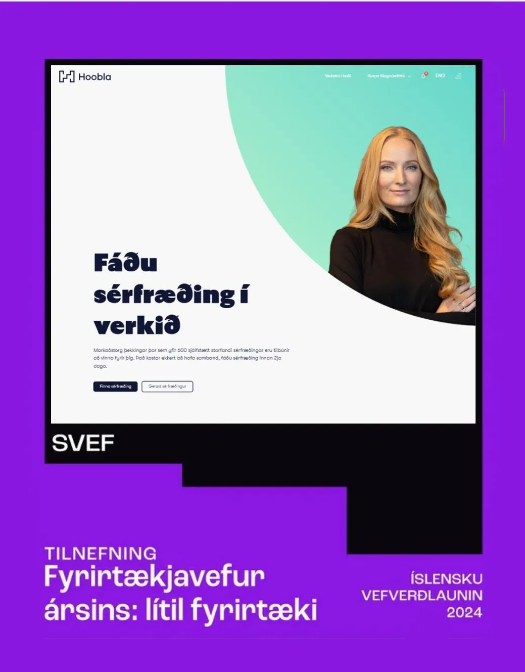 Tilnefning til Íslensku vefverðlaunanna 2024