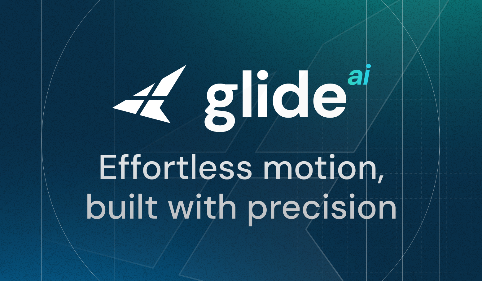 Glide logo and byline: Effortless motion, built with precision