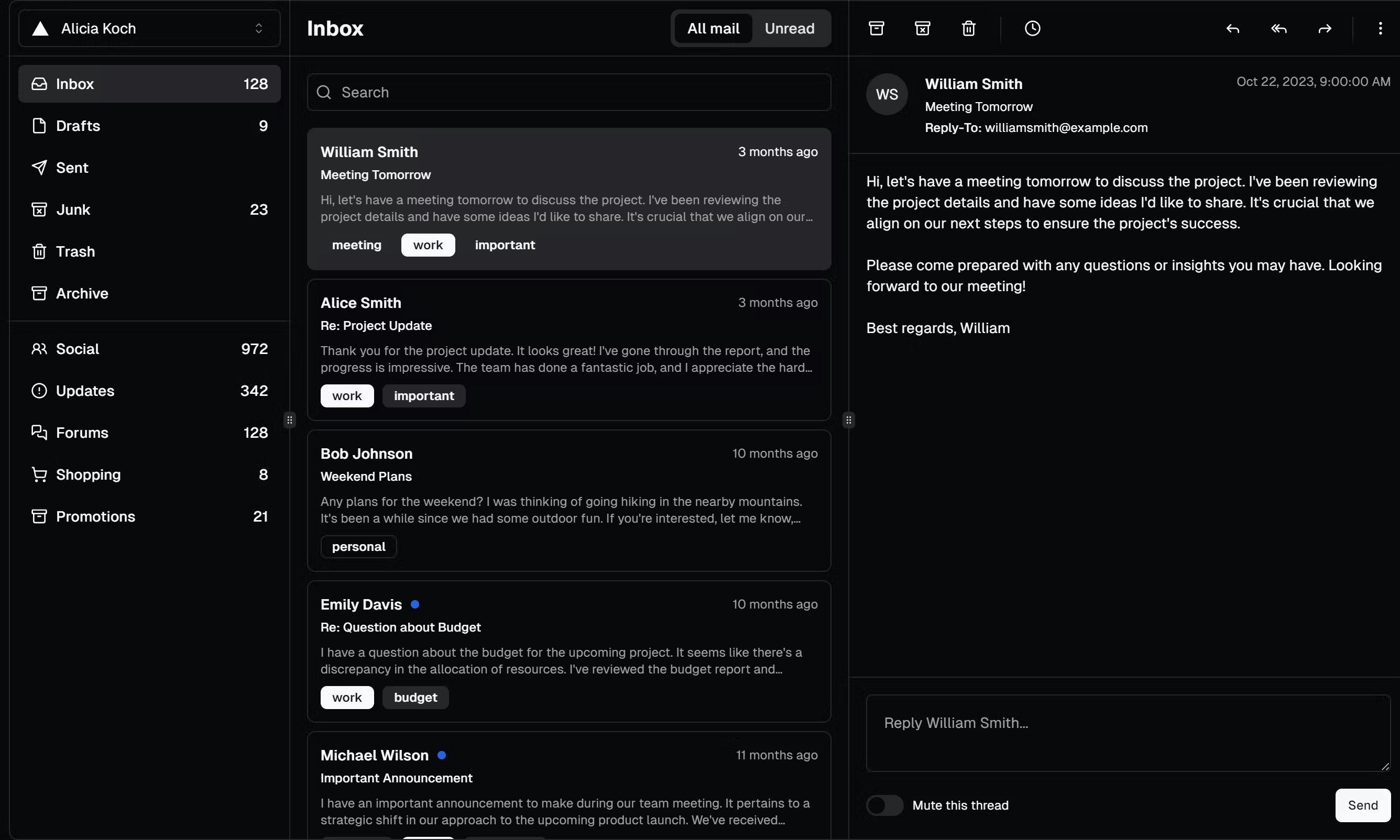 Glide dashboard