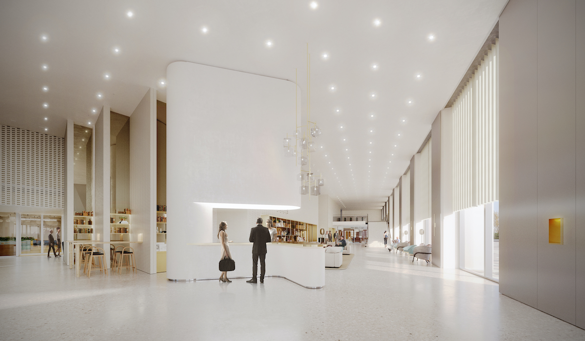 View of the HOPEN Tower's lobby - ground floor, upper ground floor