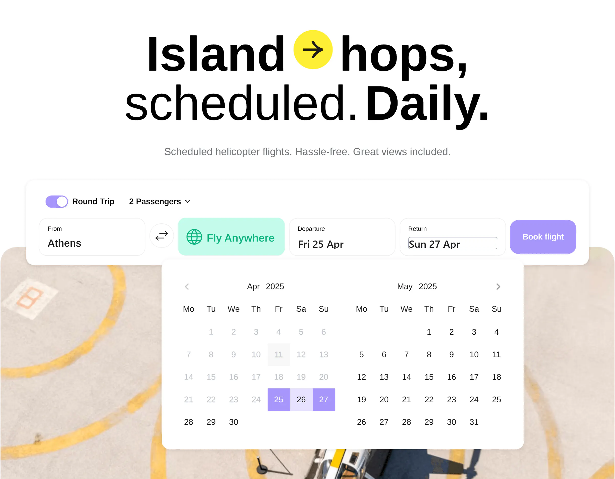 Fly Anywhere - New Website Feature