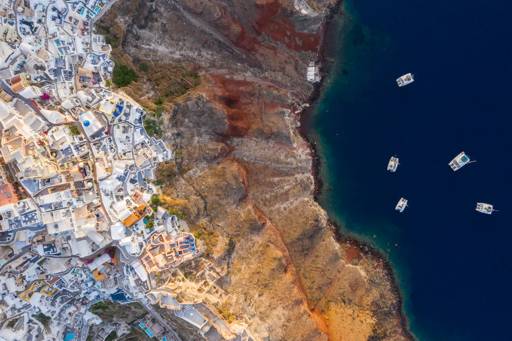 What's the best thing to do in Santorini? - Santorini's Caldera from above