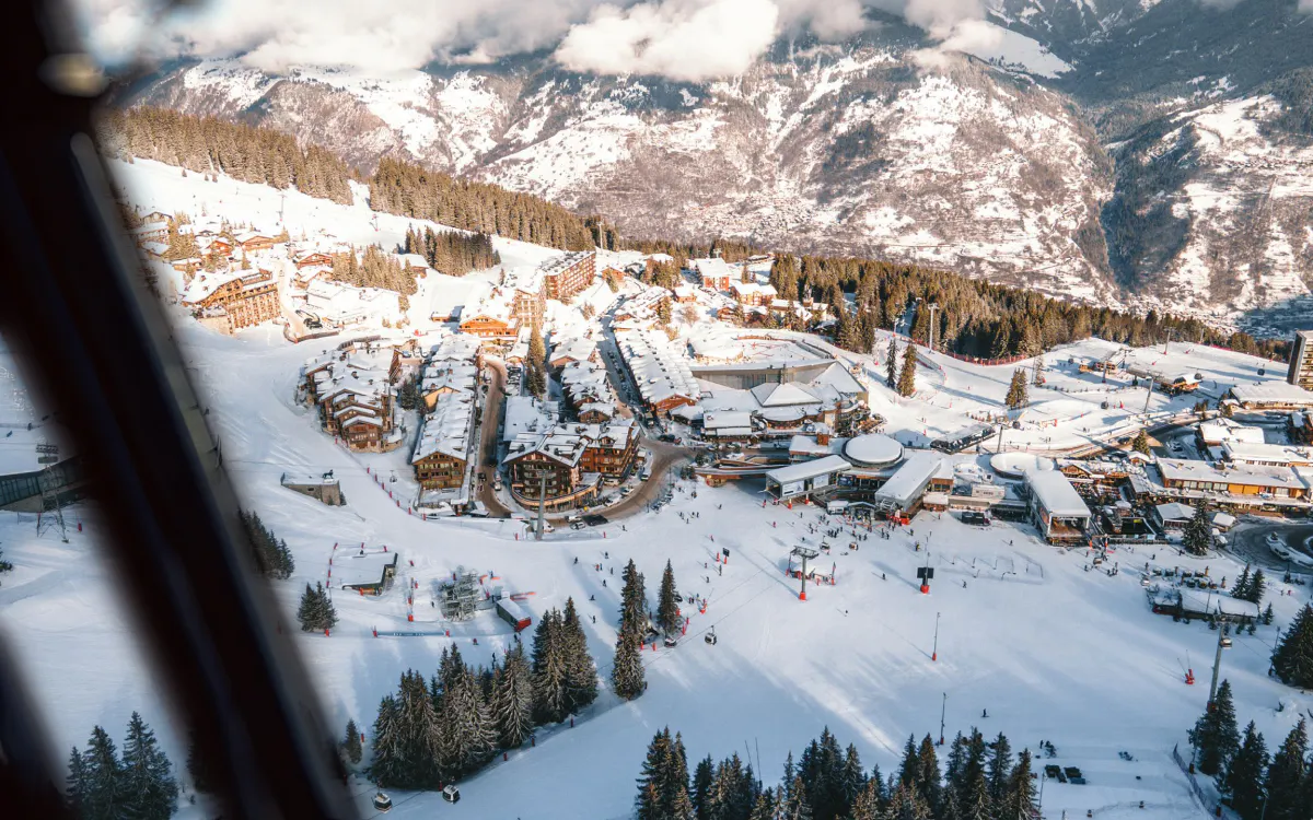 Courchevel from above 