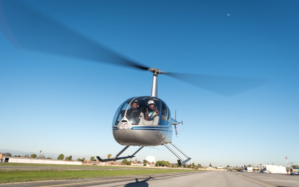 Helicopter Ready to Takeoff