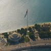 UAE flagpole from above