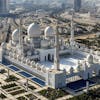 Sheikh Zayed Grand Mosque abu dhabi from above