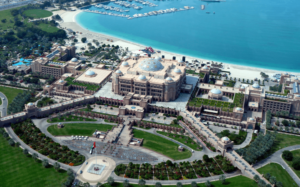 Emirates Palace from Above