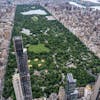 Aerial view of Central Park in New York
