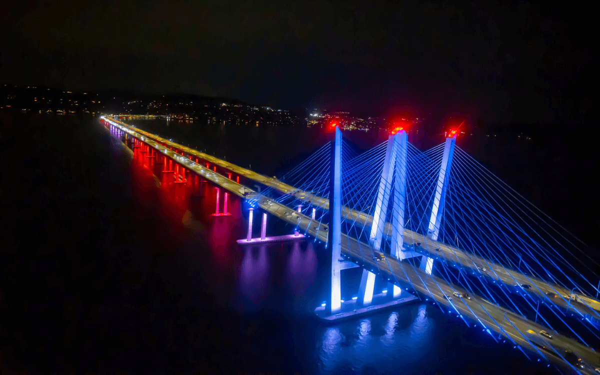 Aerial view of George Washington's Bridge