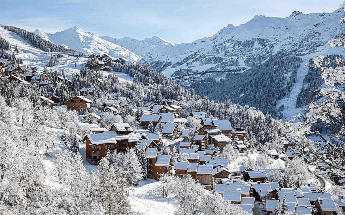 Meribel from above