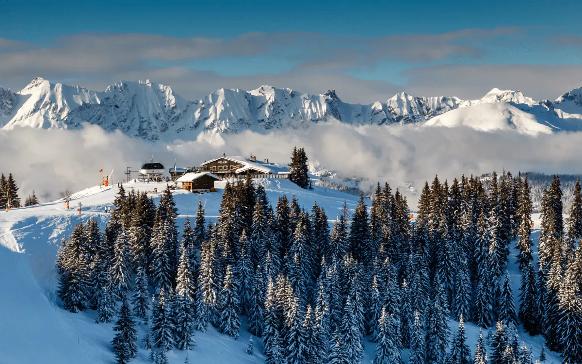 Megève from Above