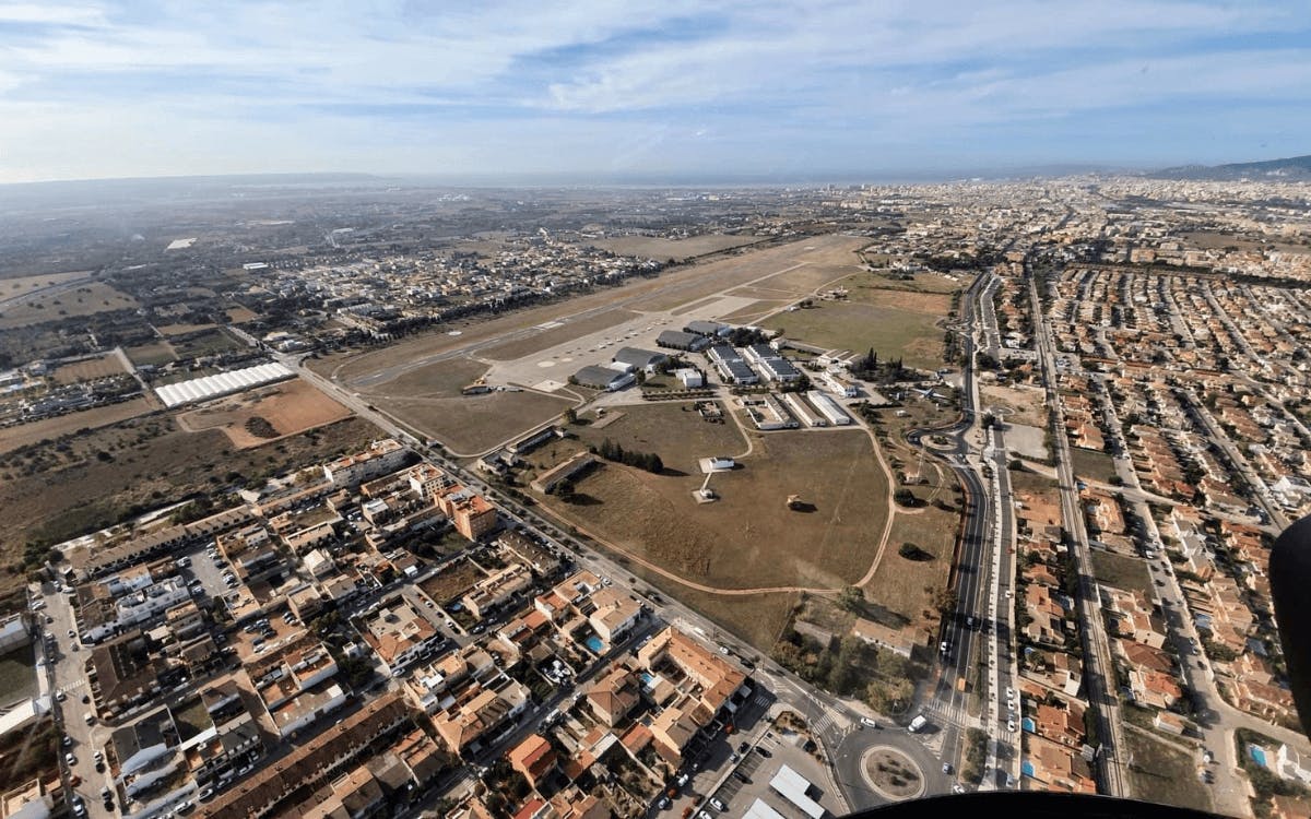 View of the city of Mallorca from above