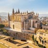 Palma Cathedral La Seu from above