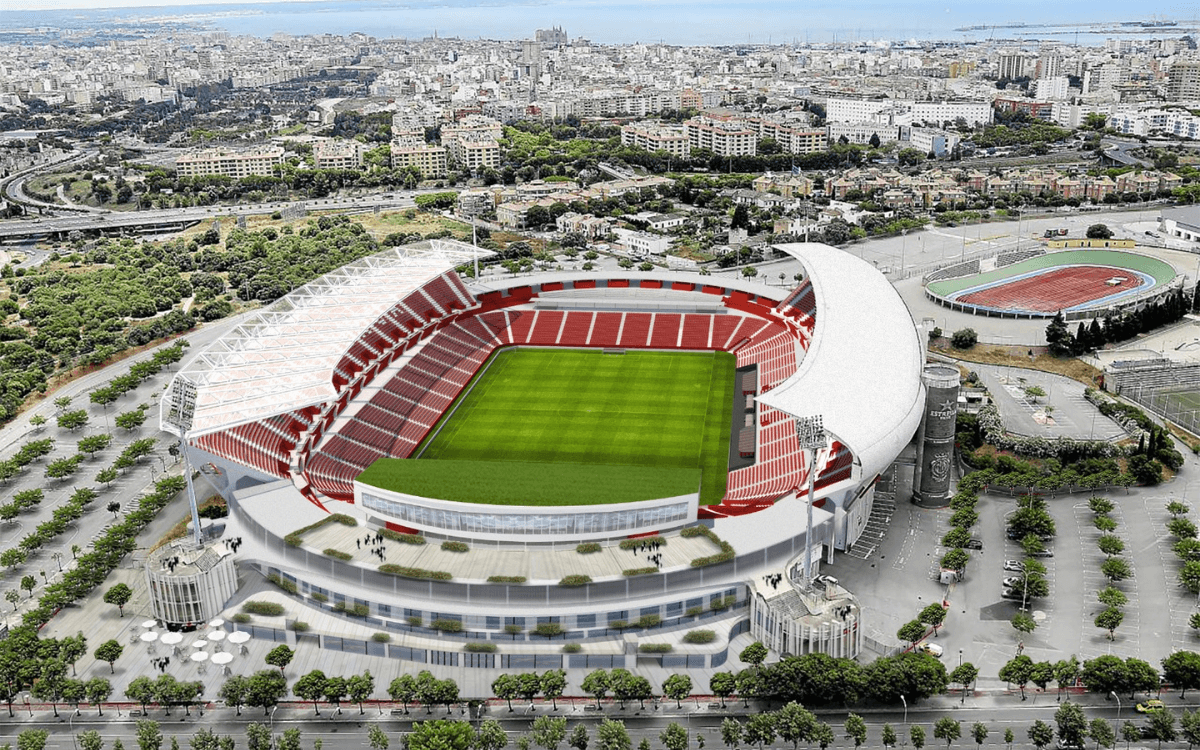 City football stadium in Mallorca