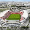 City football stadium in Mallorca