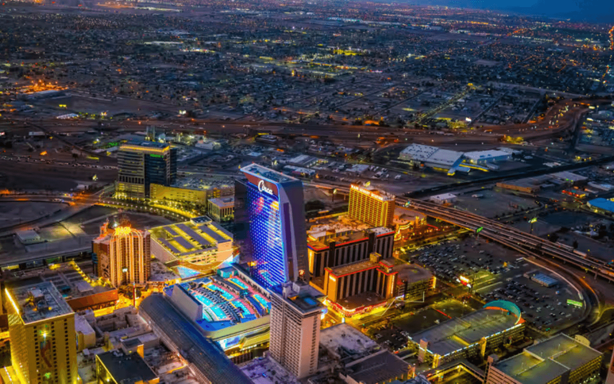 Neon lights of Downtown Las Vegas