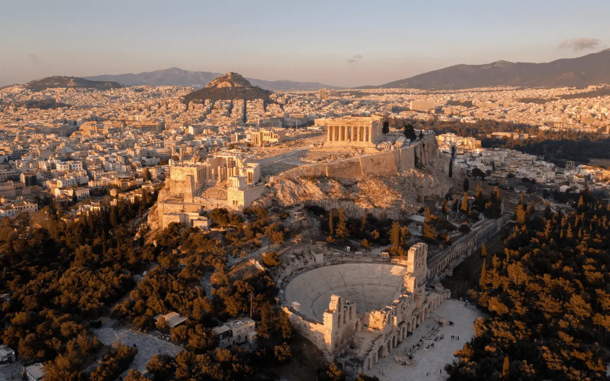 Acropolis from above