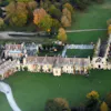 Abbaye des Vaux de Cernay from above