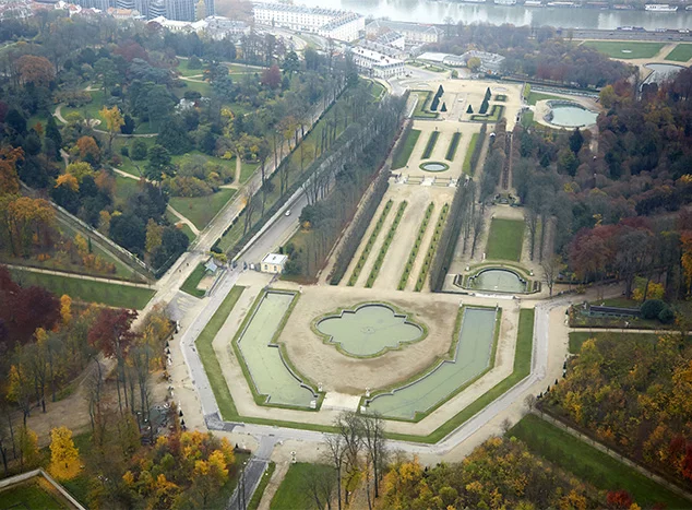 Aerial view of Parc de Saint-Cloud