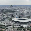 Saint-Denis and Stade de France from above