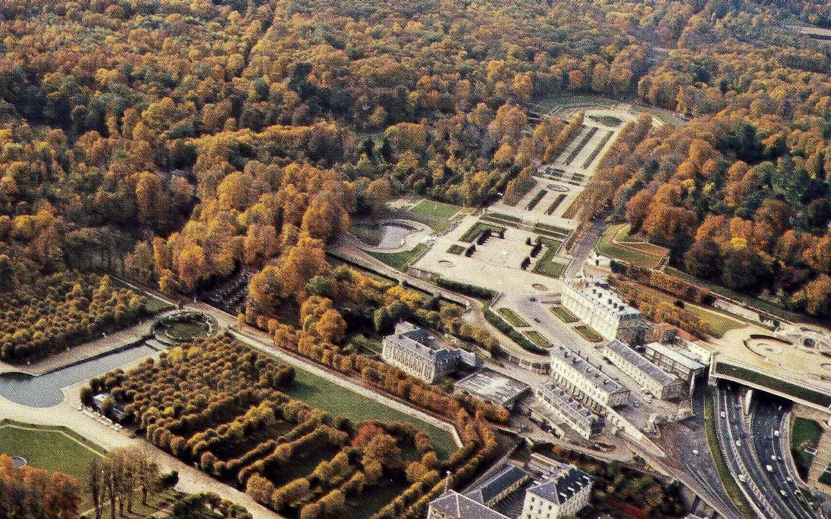 Aerial view of Parc de Saint-Cloud