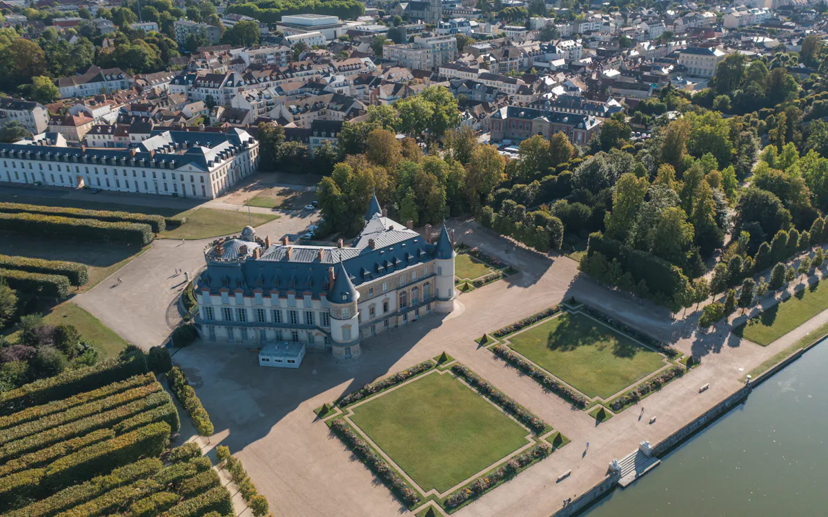 Yvelines castles from above