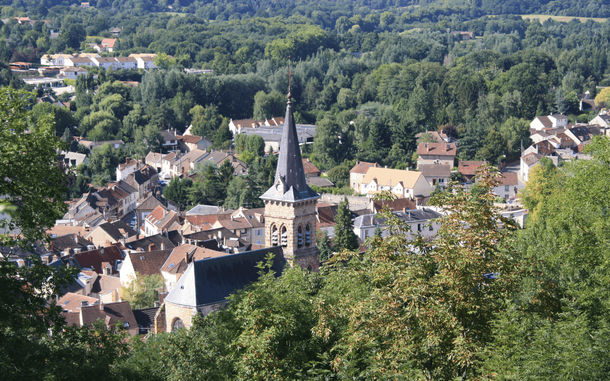 Chevreuse valley from above