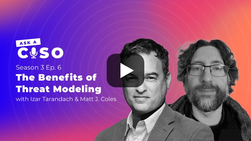 The Benefits of Threat Modeling with Izar Tarandach and Matthew J. Coles