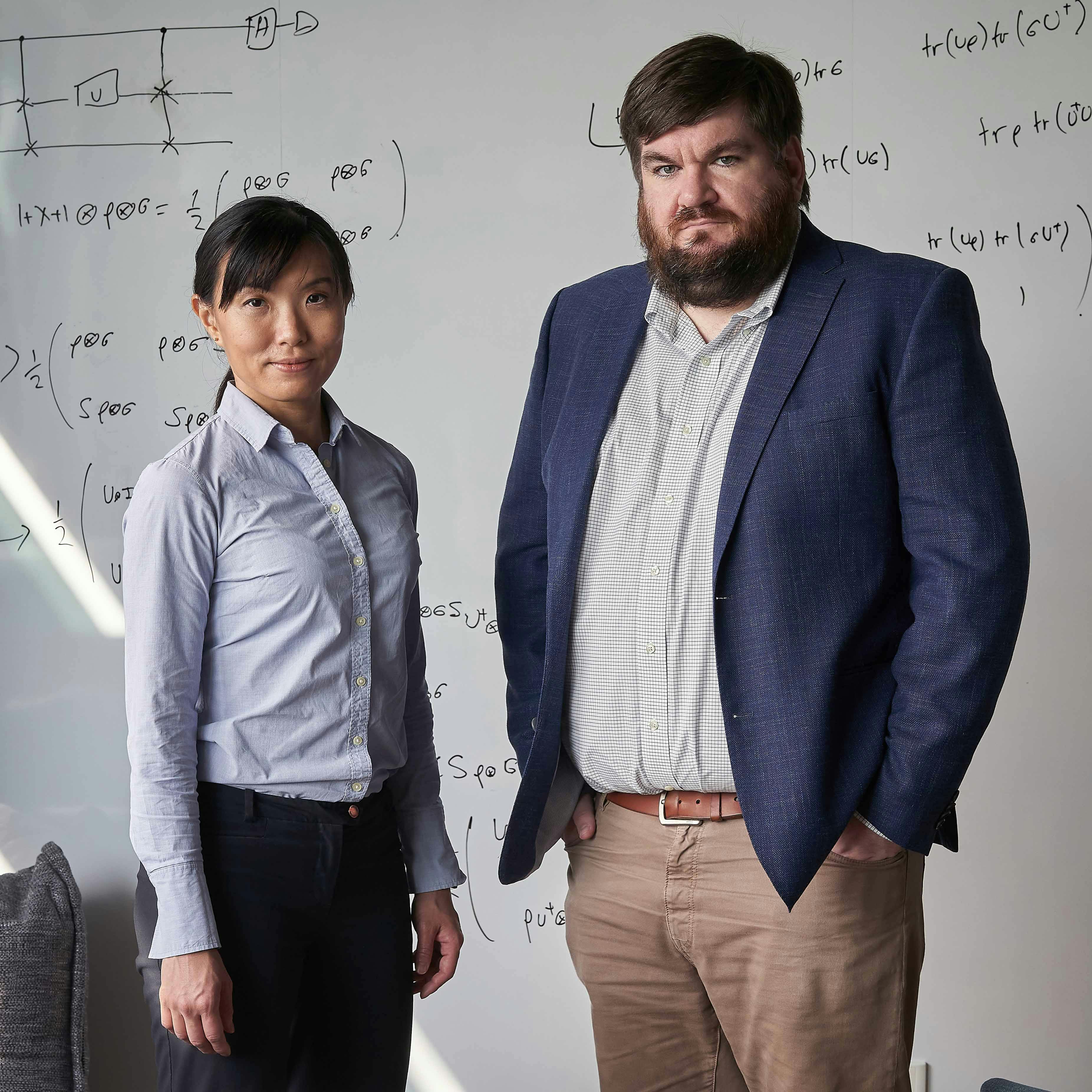 Horizon Quantum's CSO Dr Si-Hui Tan and CEO Dr Joe Fitzsimons