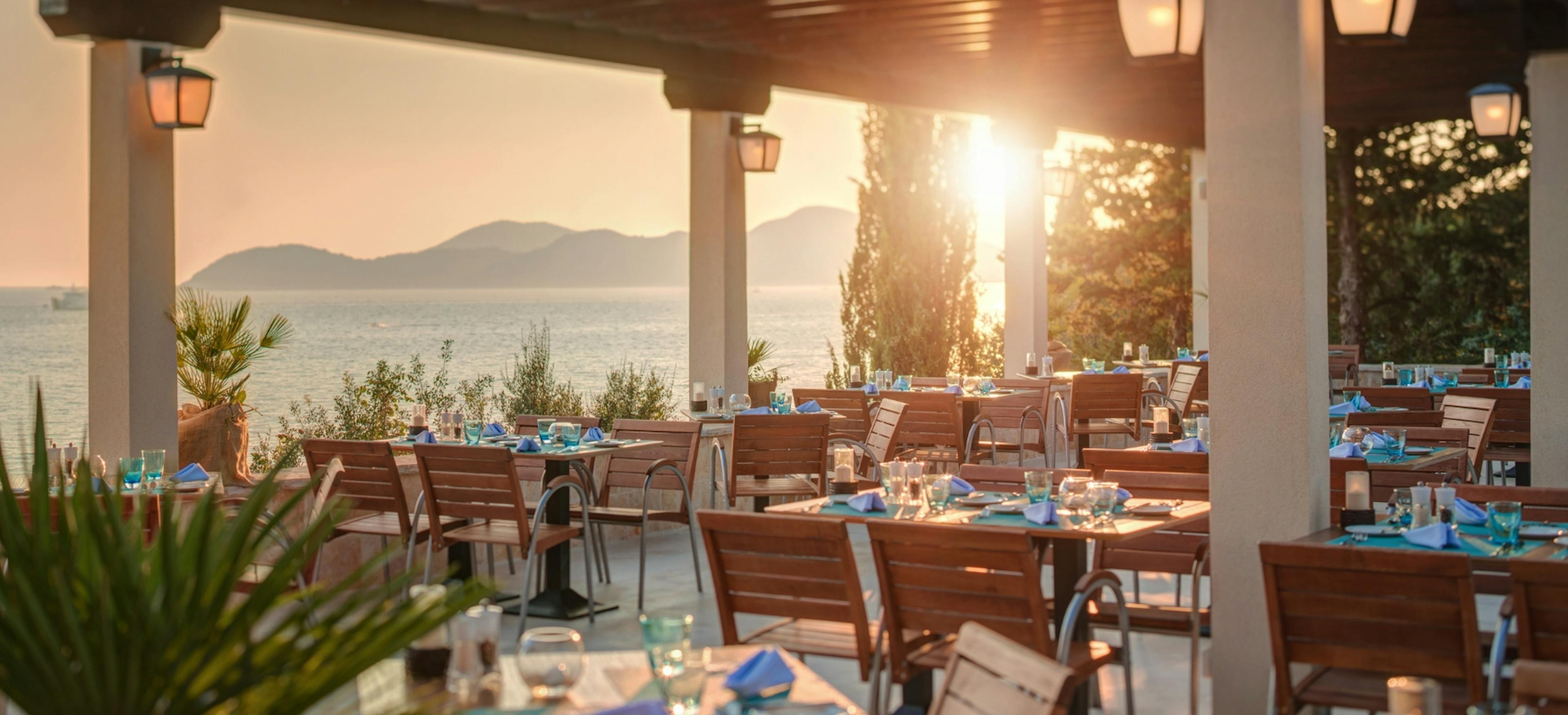 Dubrovnik hotel dining area