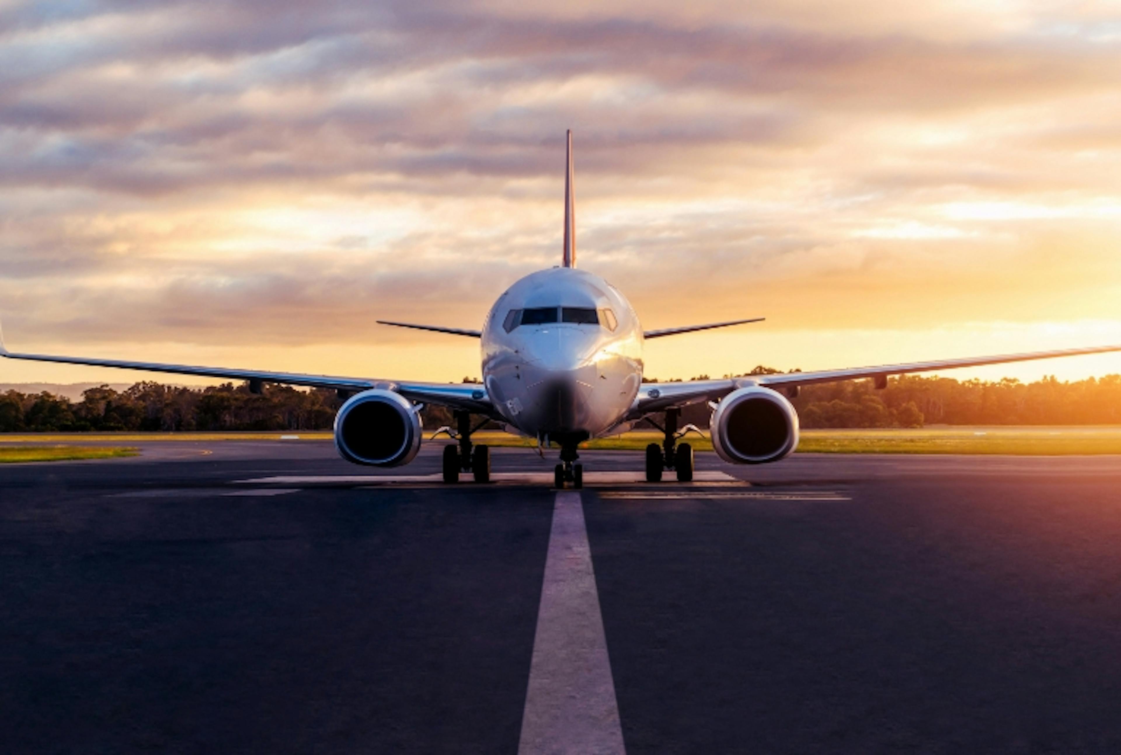 Aeroplane on a runway