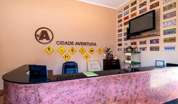 Recepção Hotel Cidade Aventura