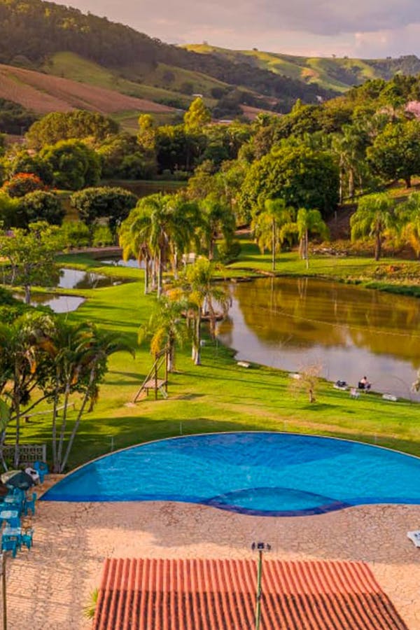 Vista aérea piscina Park dos Lagos