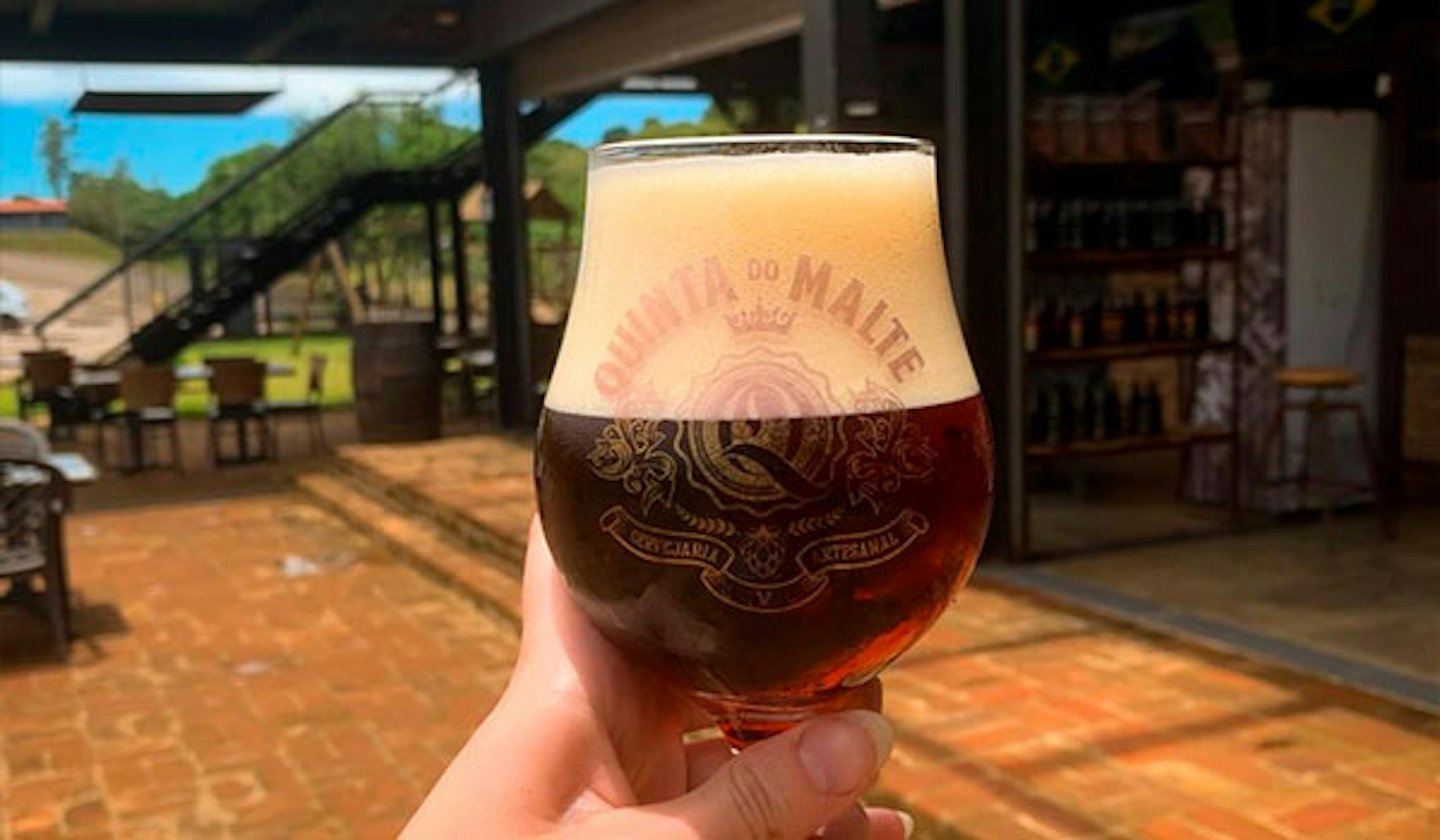 Cerveja artesanal quinta do malte