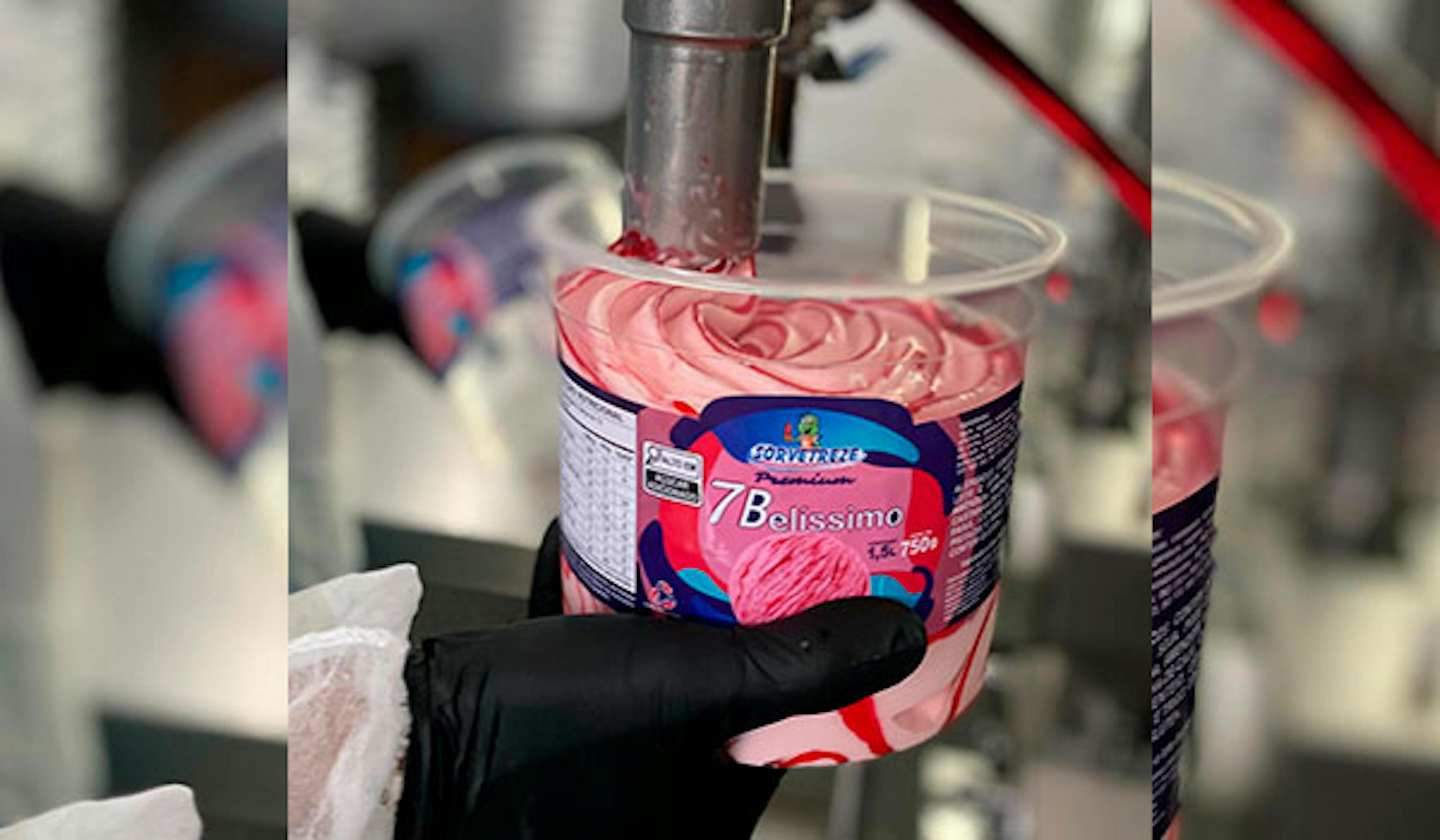 Pote de sorvete artesanal sorvetreze