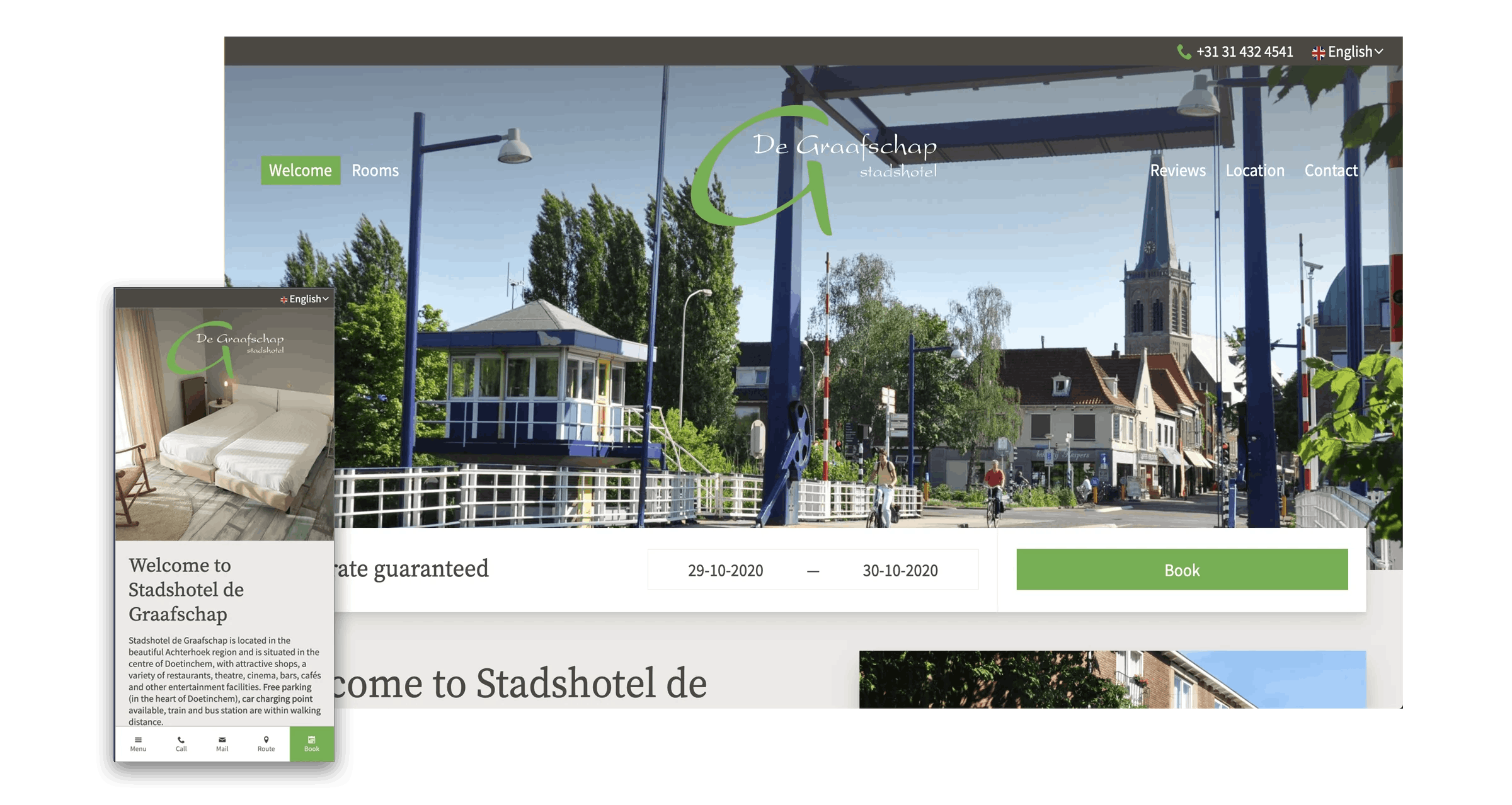 Template Panoramic Stadshotel de Graafschap Example