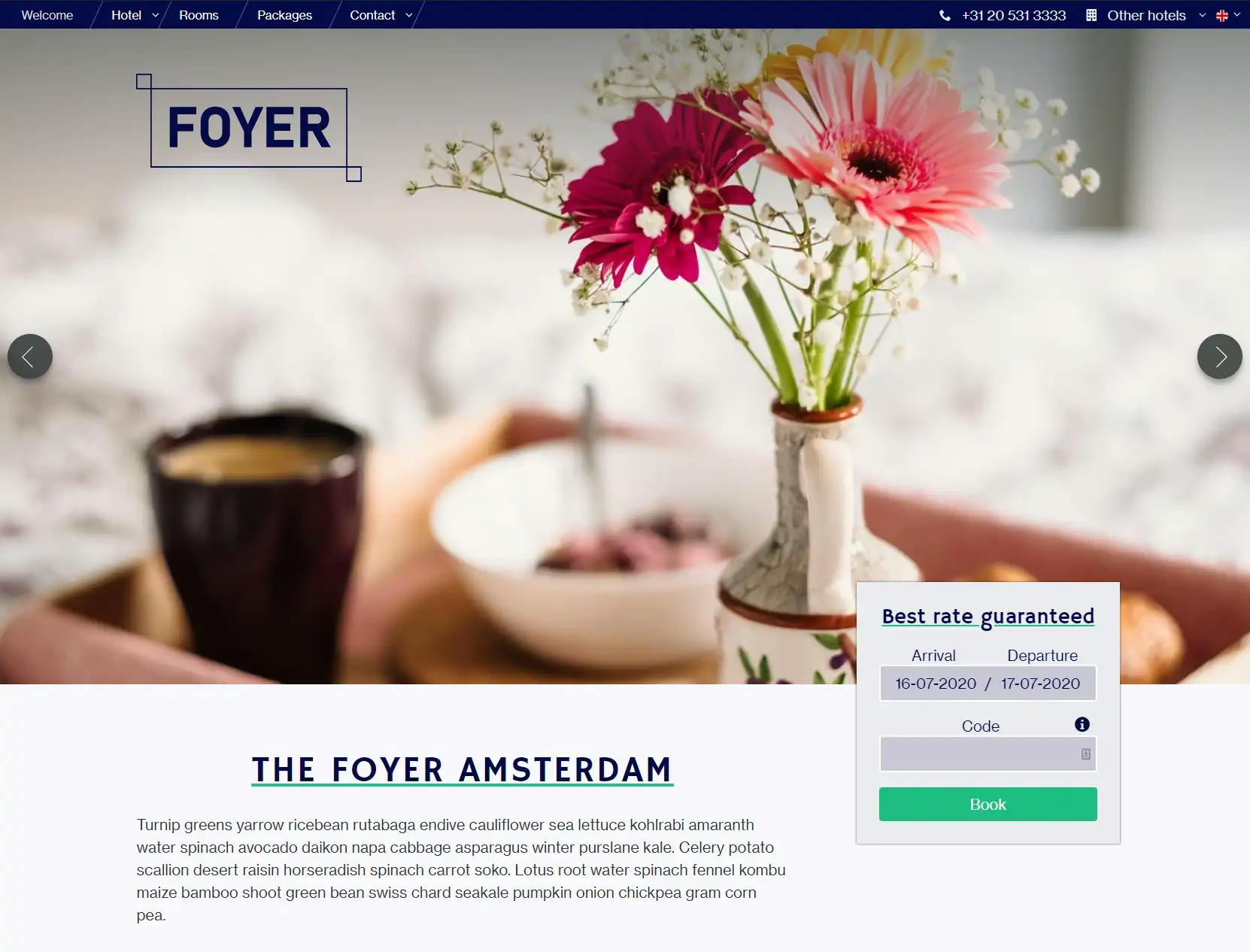 Template Foyer