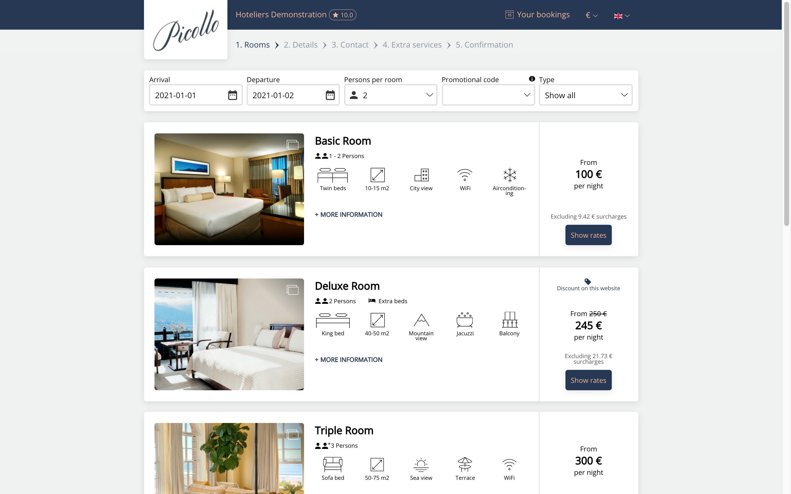 Hotel - Booking Engine