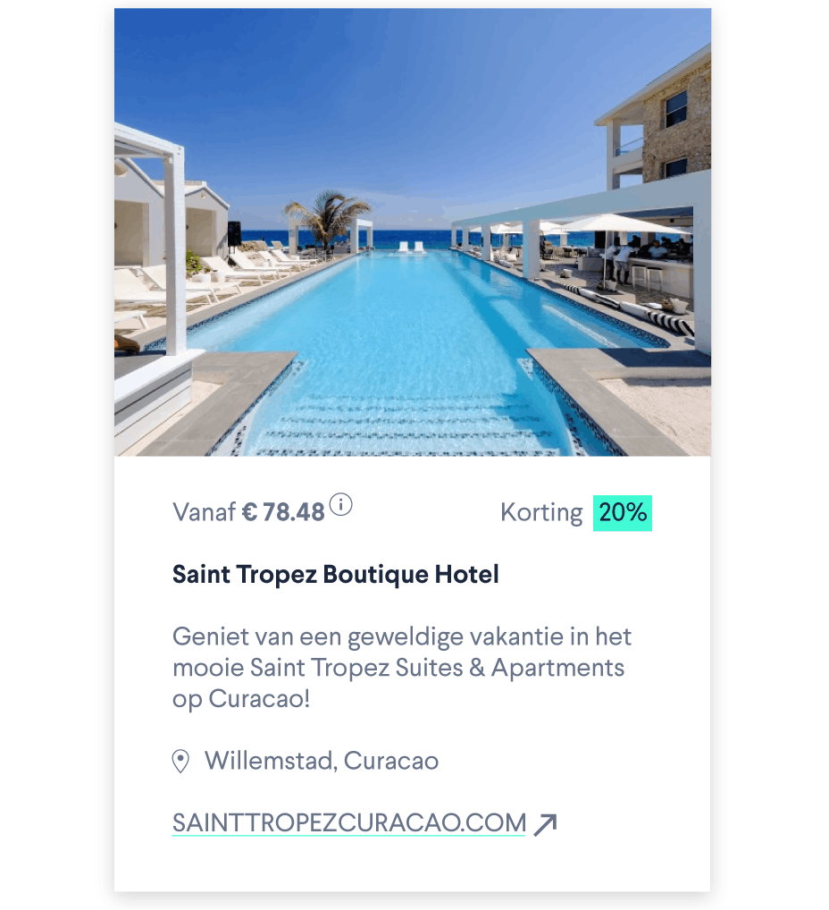 Direct Booking Portal listing example