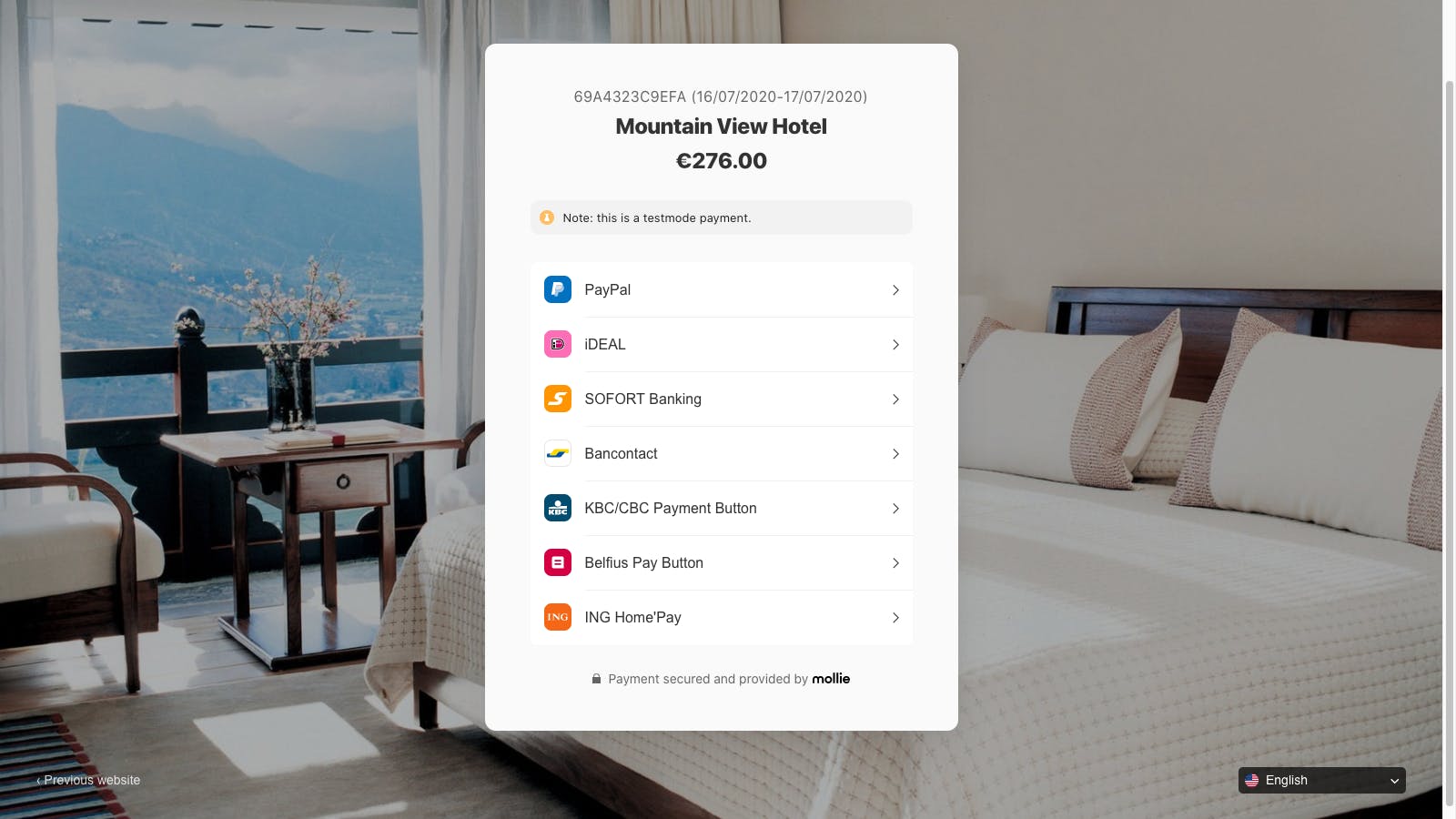 Hotel Pay - Online payment for bookings