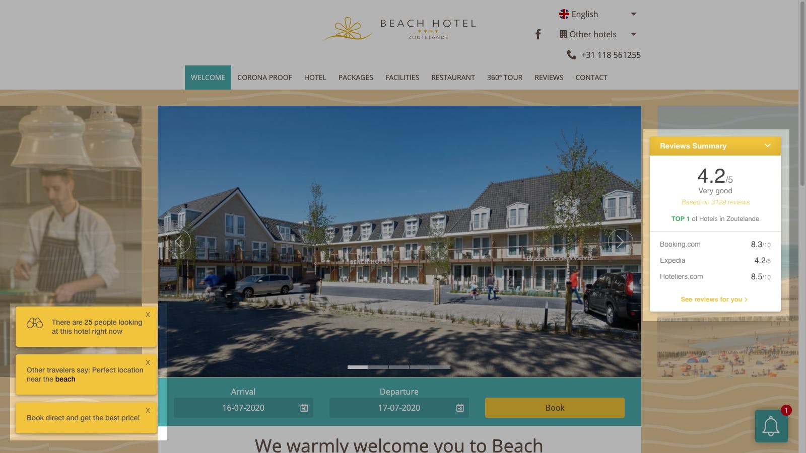 Hotel - Conversion Booster - Website