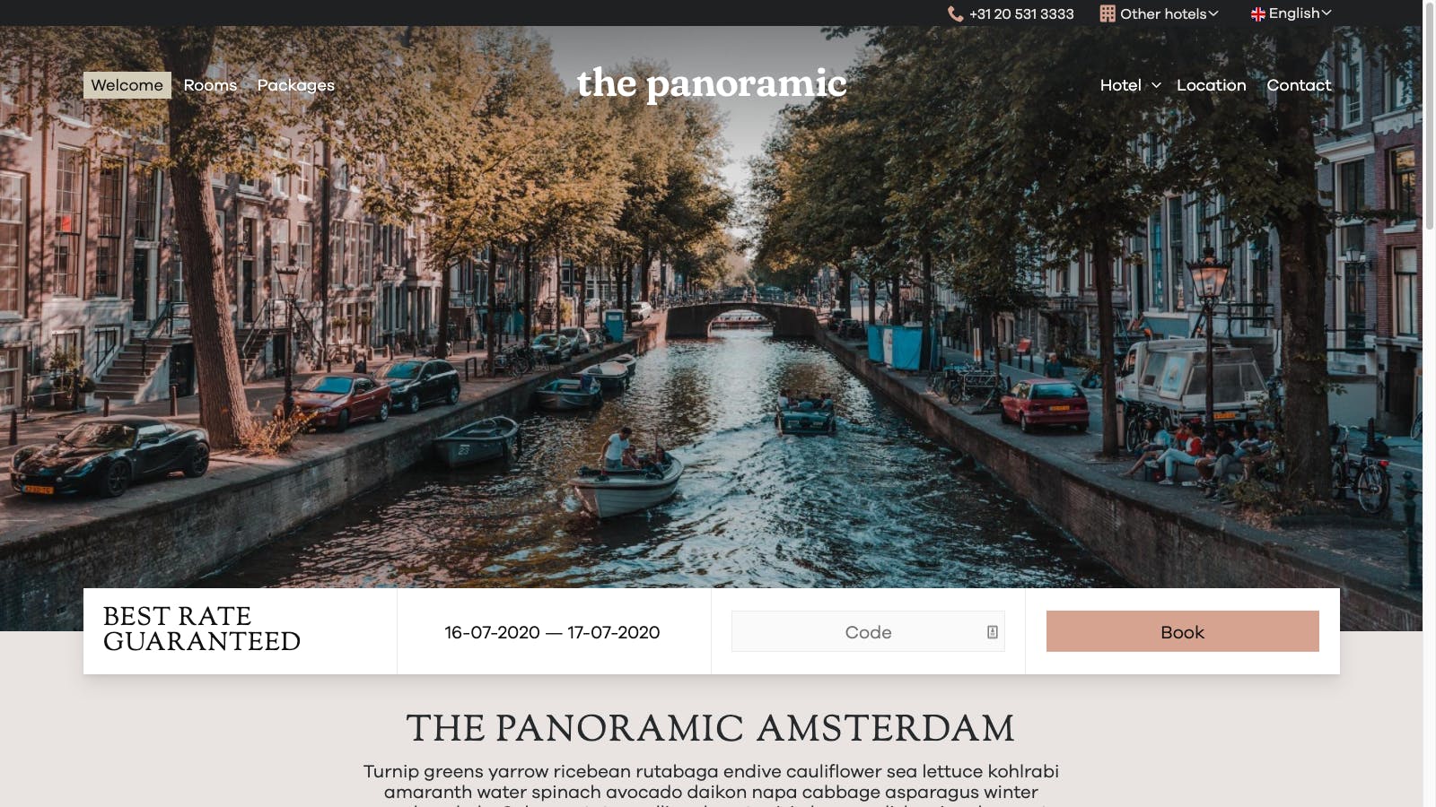 Hotel Website
