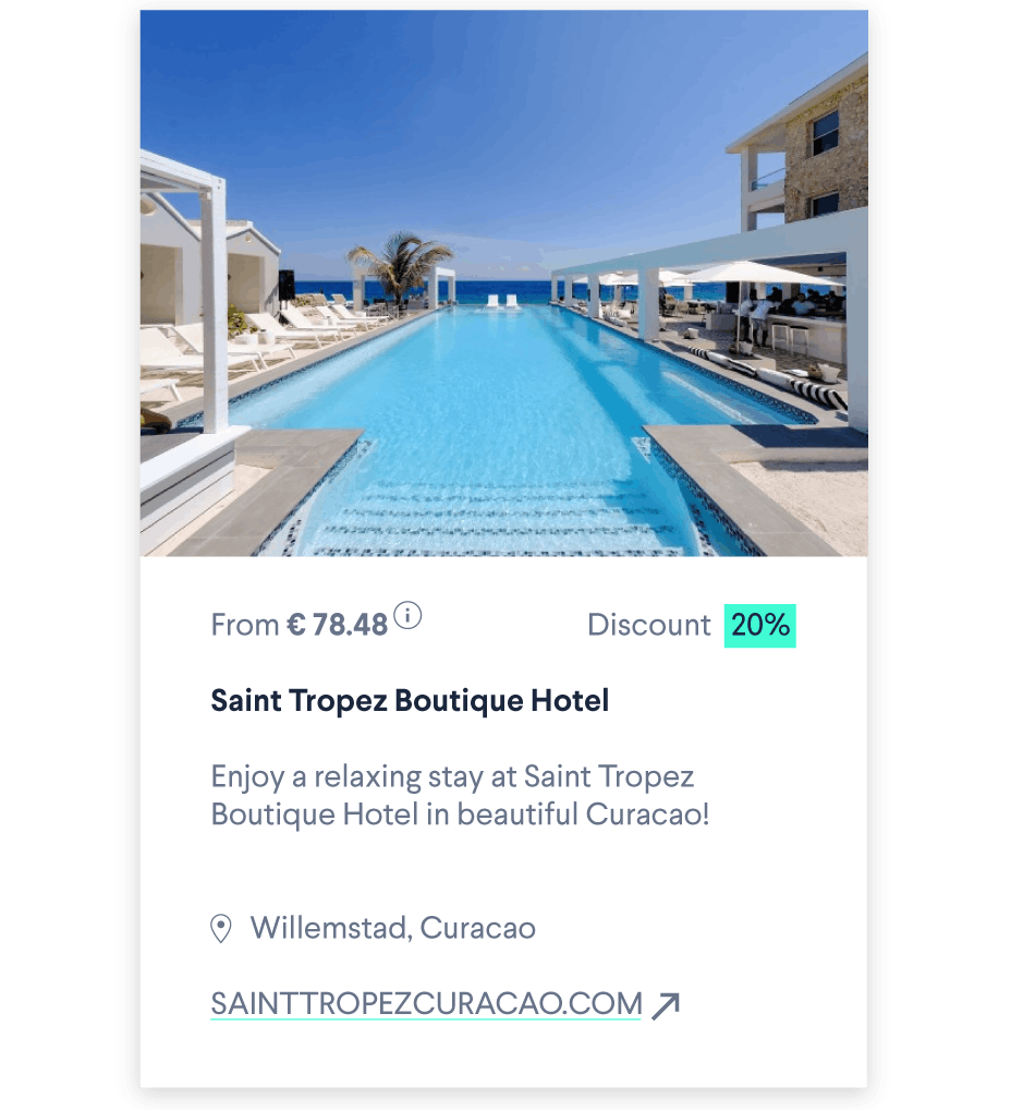 Direct Booking Portal listing example