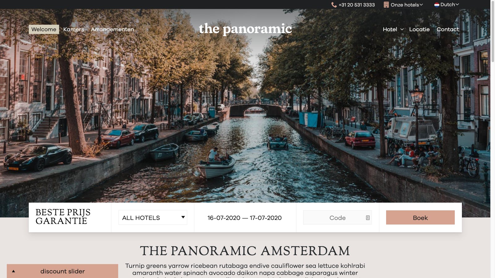 Hotelwebsite